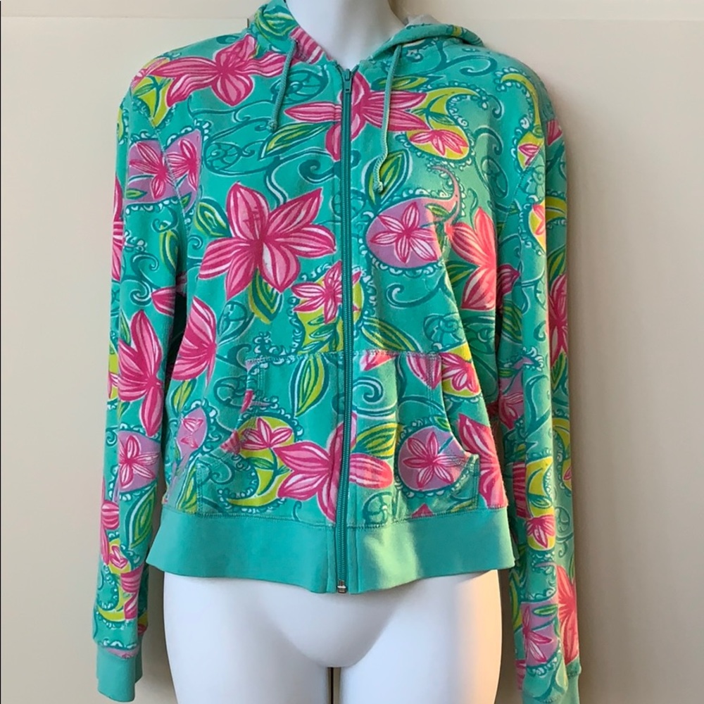 Lilly Pulitzer Pink Flowered Hoodie